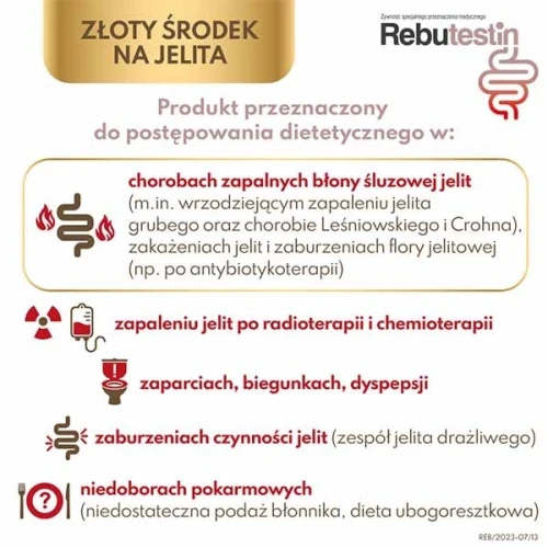 Rebutestin, 60 kapsułek - Z maślanem sodu w zaparciach, biegunkach i chorobach zapalnych błony śluzowej jelit - 4