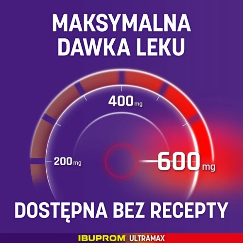 Ibuprom Ultramax, 10 tabletek - O działaniu przeciwbólowym, przeciwgorączkowym i przeciwzapalnym - 3