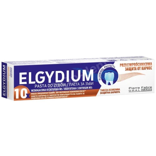 Elgydium Przeciwpróchnicowa pasta do zębów, 75 ml - Z kompleksem Fluorinol Protect + i chitosanem - 1