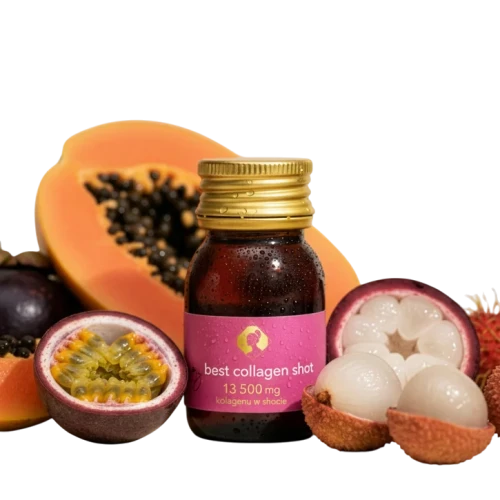 MyBest Collagen Shot smak brzoskwiniowy, 30 x 30 ml - Pomaga zadbać o wygląd i kondycję skóry - 1