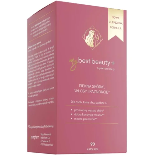 Mybest Beauty+ 90 kapsułek - Nowa ulepszona formuła pomaga utrzymać właściwą strukturę włosów i paznokci - 2