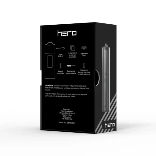 HERO X– Lux Roffu x hero,  Waporyzator do ziół, 1 sztuka - 3