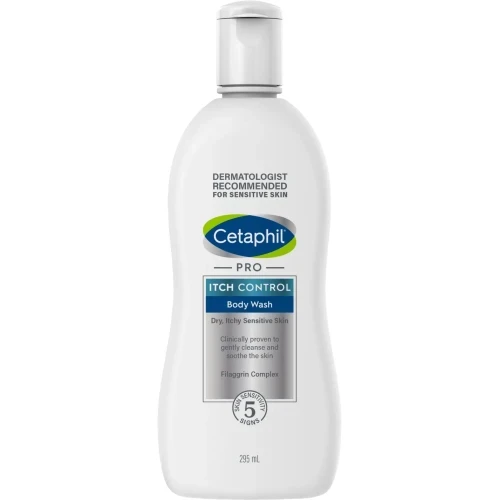 Cetaphil Pro Itch Control Wash Emulsja do mycia, 236 ml - Nowe opakowanie - do skóry atopowej i wrażliwej dla dzieci i dorosłych - 1