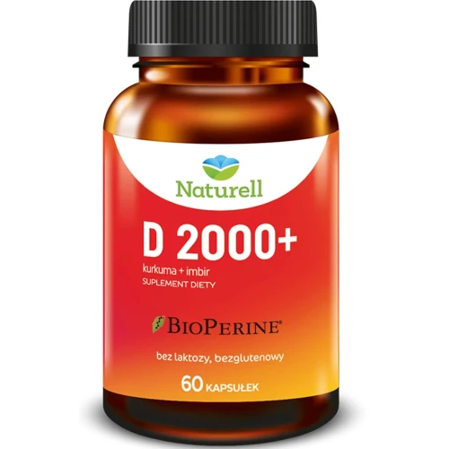 Naturell Witamina D 2000+, 60 kapsułek - Z witaminą D z lanoliny z runa owczego - 6