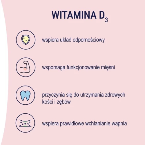 Naturell Witamina D3 4000, 60 tabletek do rozgryzania i żucia - Wygodna forma –  nie wymaga połykania ani popijania - 3