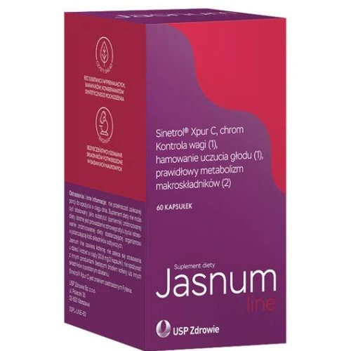 Jasnum Line, 60 kapsułek - Kompleks Sinetrol® Xpur C oraz chrom wspierają kontrolę wagi i metabolizm - 1