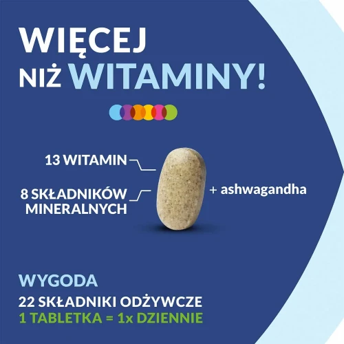 Vigor Multiwitamina On, duopak 60 + 60 tabletek - Kompozycja witamin i minerałów pomaga zadbać o kondycję psychofizyczną i odporność - 2