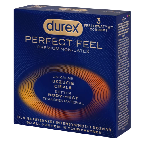 Durex Perfect Feel Prezerwatywy, 3 sztuki - 2