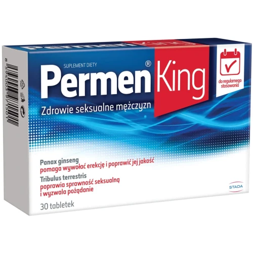 Permen King, 30 tabletek - Żeń-szeń, buzdyganek i L-arginina wspierają sprawność seksualną - 2