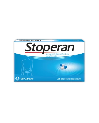 Stoperan 2 mg, 18 kapsułek - Loperamidi hydrochloridum 2 mg - 1