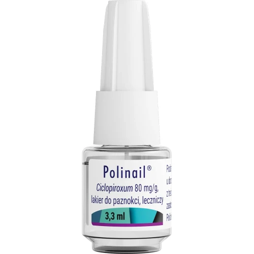 Polinail, 80 mg/g Lakier do paznokci, 3,3 ml - Lakier na grzybicę paznokci - 1
