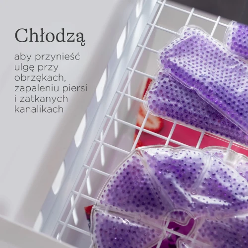 Lansinoh Hot & Cold, kompres żelowy na piersi, 2 sztuki - Łagodzi typowe dolegliwości okresu laktacji - 3