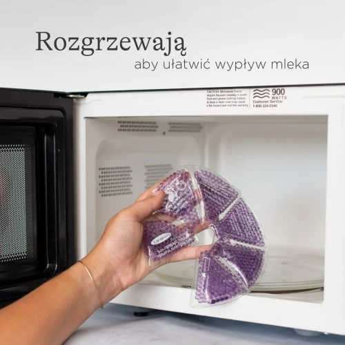 Lansinoh Hot & Cold, kompres żelowy na piersi, 2 sztuki - Łagodzi typowe dolegliwości okresu laktacji - 4