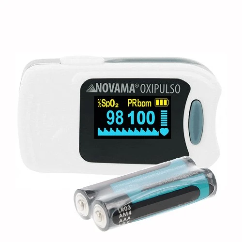 Novama Oxipulso Pulsoksymetr napalcowy, 1 sztuka -  Z funkcją Anti Motion, która zapobiega błędom pomiaru  - 1