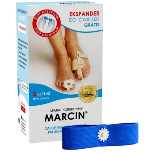 Aparat korekcyjny Marcin z ekspanderem, 1 sztuka - Orteza na haluksy - 1
