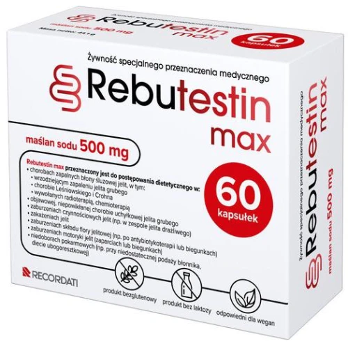Rebutestin Max 500 mg, 60 kapsułek - 1