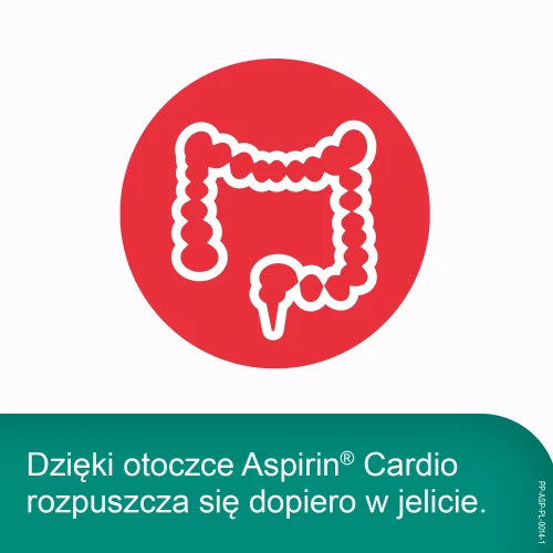 Aspirin Cardio 28 tabletek powlekanych - Tabletki, które odgrywa istotną rolę w zapobieganiu powstawania zakrzepów - 5