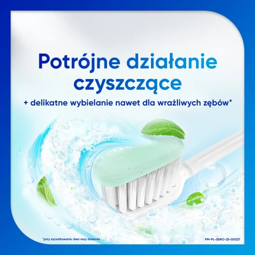 Sensodyne Extra Whitening Pasta do zębów, 75 ml - Dla osób z problemem wrażliwych zębów - 3
