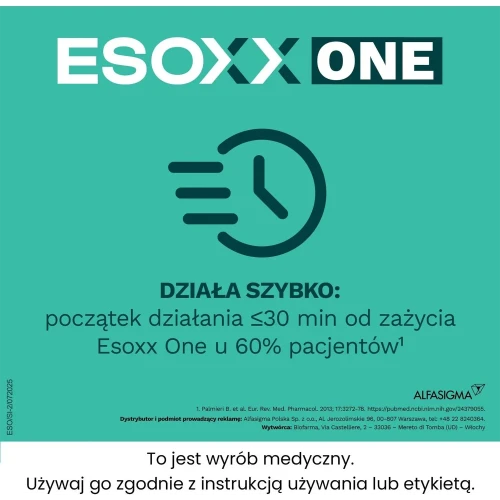 Esoxx One, 20 saszetek jednodawkowych - Chroni i regeneruje – ulga przy zgadze, bólach nadbrzusza i chrypce - 3