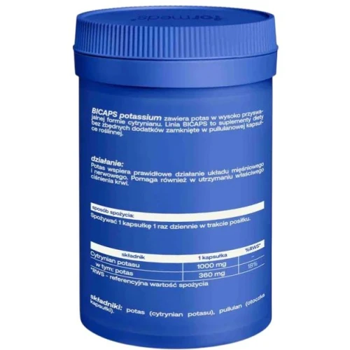 Formeds Bicaps Potassium, 60 kapsułek - Potasu w formie cytrynianu - 1