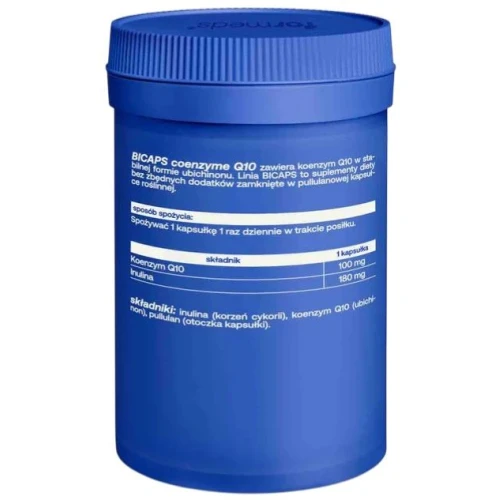 Formeds Bicaps Coenzyme Q10, 60 kapsułek - Koenzym Q10 w stabilnej formie ubichinonu - 1