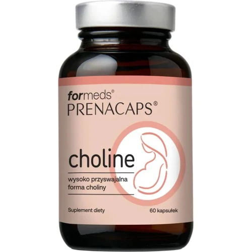 Formeds Prenacaps Choline, 60 kapsułek - Wysoka dawka choliny – dla kobiet w ciąży  - 1