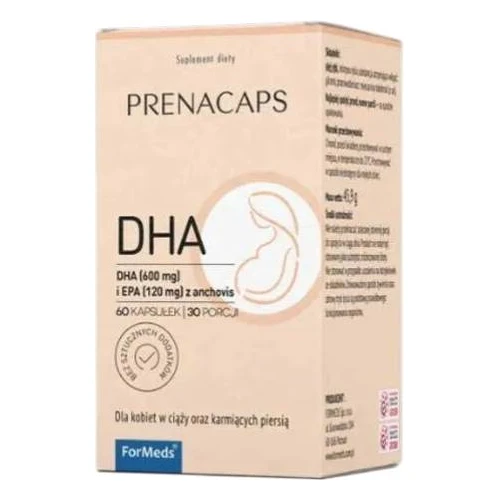 Formeds Prenacaps  DHA, 60 kapsułek - DHA i EPA dla kobiet w ciąży, karmiących oraz planujących ciążę - 2