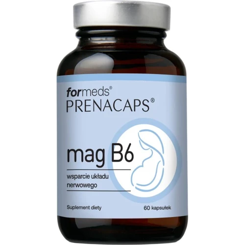 Formeds Prenacaps Mag B6, 60 kapsułek - Magnez dla dla kobiet w ciąży i karmiących piersią - 2