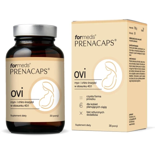 Formeds Prenacaps  Ovi, proszek 79,5 g - Myo-inozytol i chiro-inozytol  oraz NAC dla kobiet planujących ciążę - 3