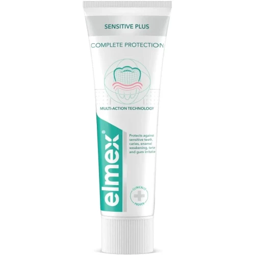 Elmex Sensitive Plus Complete Protection, pasta do zębów, 75 ml - Dla osób o wrażliwych zębach - 2