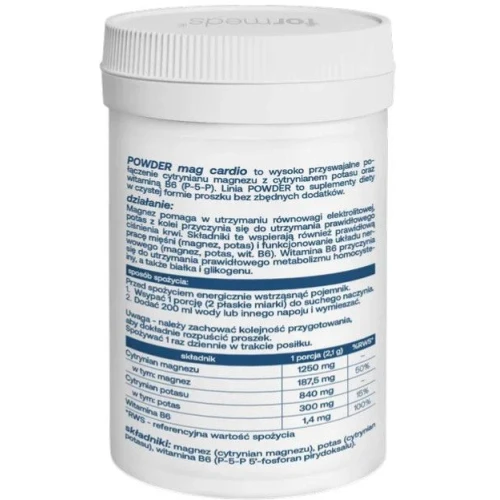 Formeds Powder Mag Cardio, 62,7 g - Magnez, potas i witamina B6 - 1