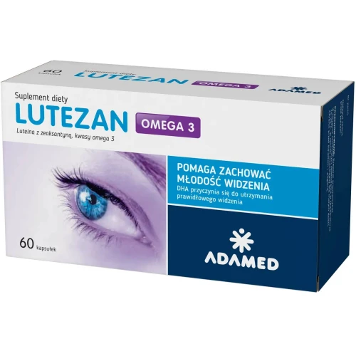 Lutezan Omega 3, 60 kapsułek - Wsparcie prawidłowego widzenia - 1