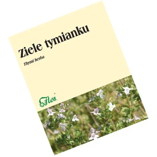 Flos Ziele Tymianku, zioła sypkie, 50 g - Pomocnego w kaszlu związanym z przeziębieniem - 1
