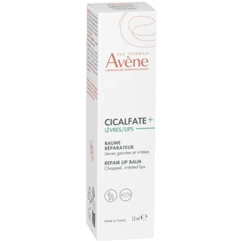 Avène Cicalfate+ Regenerujący balsam do ust, 12 ml - Chroni podrażnione usta przed szkodliwym działaniem czynników zewnętrznych - 1