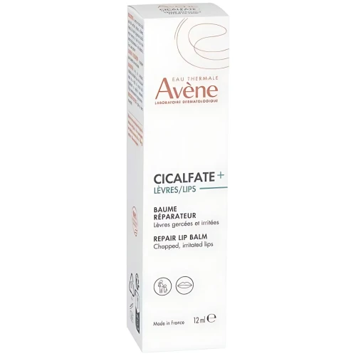 Avène Cicalfate+ Regenerujący balsam do ust, 12 ml - Chroni podrażnione usta przed szkodliwym działaniem czynników zewnętrznych - 1