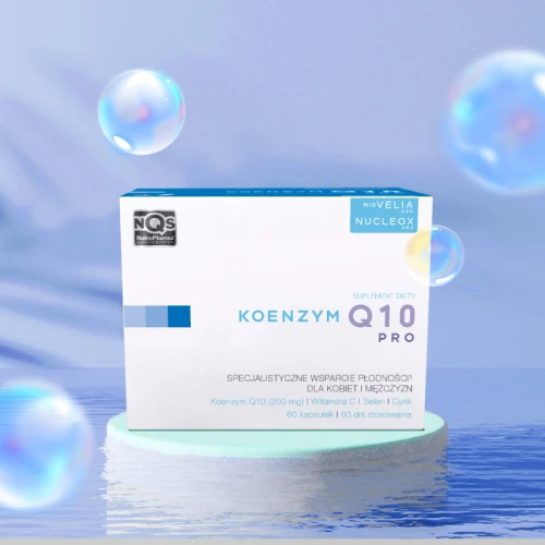 Koenzym Q10 PRO, 60 kapsułek - Wysoka dawka 200 mg wspierająca płodność i ochronę antyoksydacyjną - 1