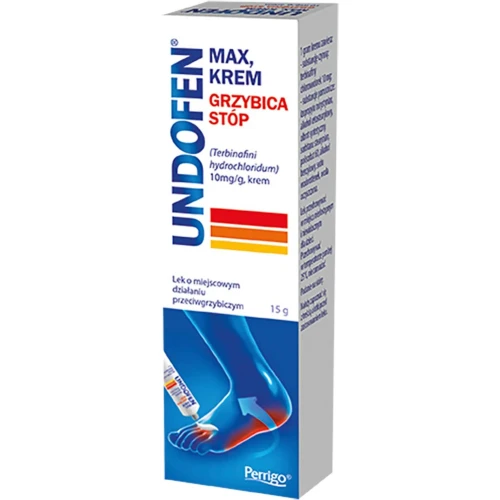 Undofen Max, krem 15 g - Przeciwgrzybiczy krem do ciała i stóp - 1