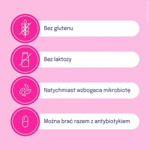 Dicoflor Junior, smak owoców leśnych,  10 saszetek - Wzbogaca mikroflorę jelitową, ozpuszcza się w buzi nie wymaga popijania - 4