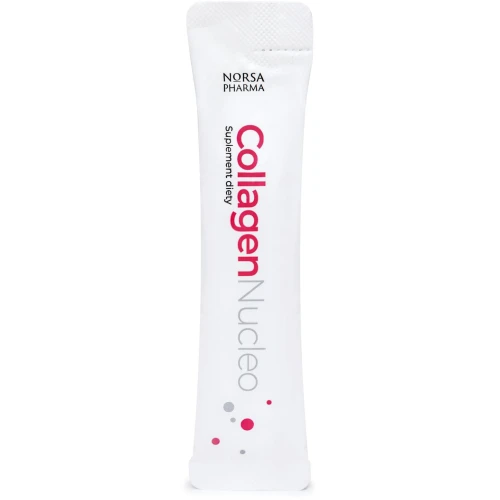 Collagen Nucleo smak malinowy, 30 saszetek - Kolagen do picia z witaminą C i nukleotydami - 1
