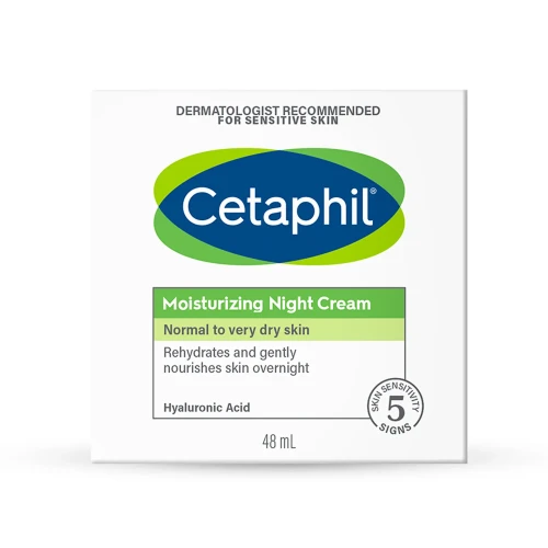 Cetaphil, krem do twarzy na noc, 48 ml - Nawilża i delikatnie odżywia skórę - 2