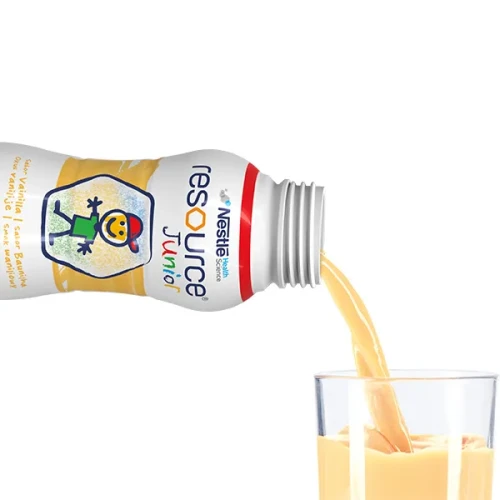 Resource Junior płyn smaku waniliowym, 4 x 200 ml - Kompletna i wysokoenergetyczna dieta w płynie dla dzieci powyżej 1. roku życia - 3