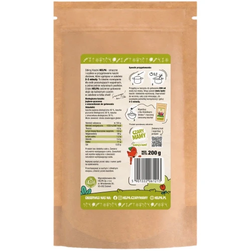 Helpa Bio Kaszka Jaglano-Gryczana z Amarantusem, 200 g - Naturalna kaszka do gotowania - 1