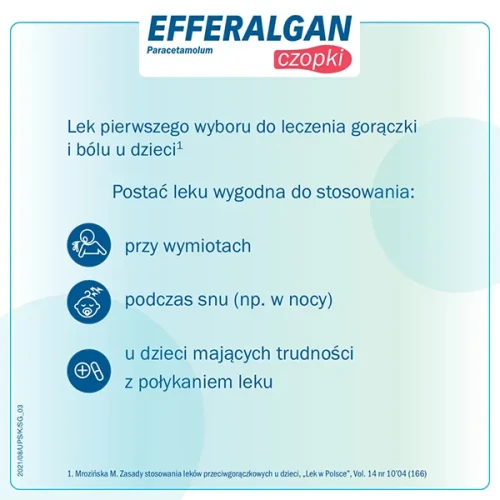 Efferalgan, 80mg, 10 czopków doodbytniczych - Z paracetamolem o działaniu przeciwbólowym i przeciwgorączkowym - 3