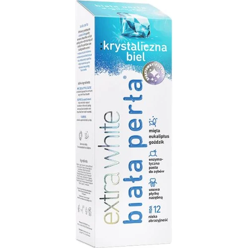 Biała Perła Krystaliczna Biel, wybielająca pasta do zębów, 75 ml - Łagodnie usuwa zanieczyszczenia i nadaje połysk - 3