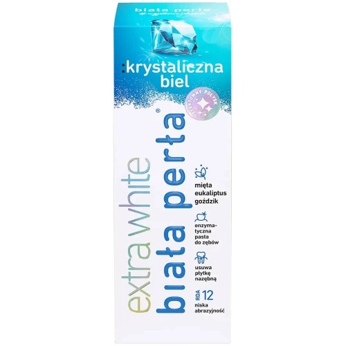 Biała Perła Krystaliczna Biel, wybielająca pasta do zębów, 75 ml - Łagodnie usuwa zanieczyszczenia i nadaje połysk - 4