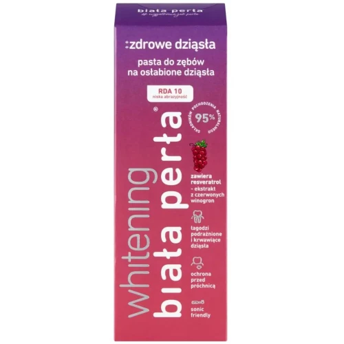 Biała Perła Zdrowe Dziąsła, specjalistyczna pasta do zębów, 75 ml - Koi podrażnienia i przywraca naturalną biel zębów - 1