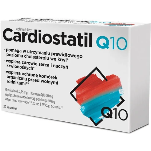Cardiostatil Q10, 30 kapsułek - Wsparcie poziomu cholesterolu z koenzymem Q10 - 2