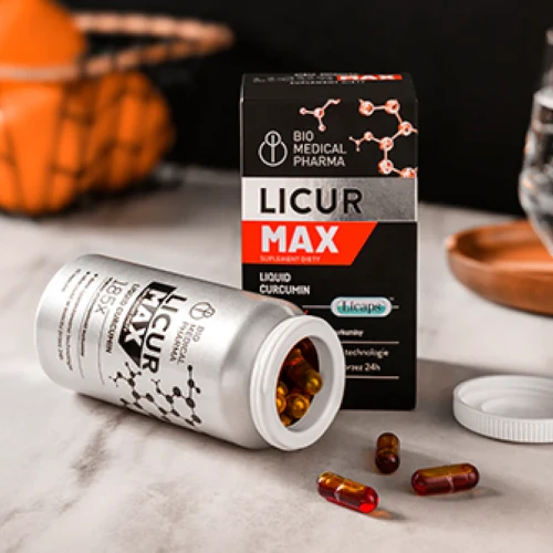 Bio Medical Pharma Licur Max, 60 kapsułek - Z micelarną formą kurkuminy dla osób dbająch o komfort stawów i mięśni - 3