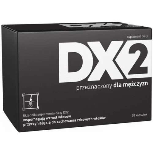 DX2, 30 kapsułek - Połączenie wyciągu ze skrzypu polnego, L-cysteiny oraz witamin i minerałów - 1