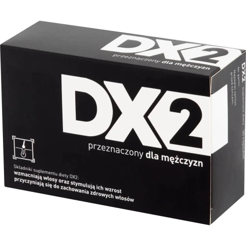 DX2, 30 kapsułek - Połączenie wyciągu ze skrzypu polnego, L-cysteiny oraz witamin i minerałów - 2